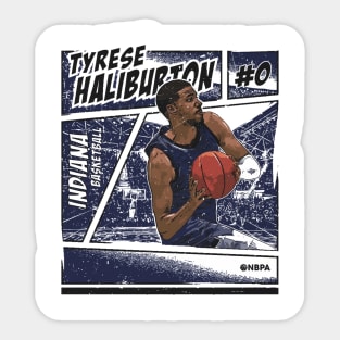 Tyrese Haliburton Indiana Comic Sticker